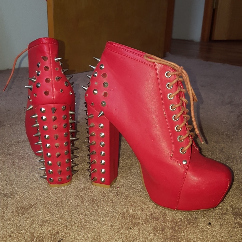 Red boots